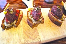 Crostini with Tuna Tartar